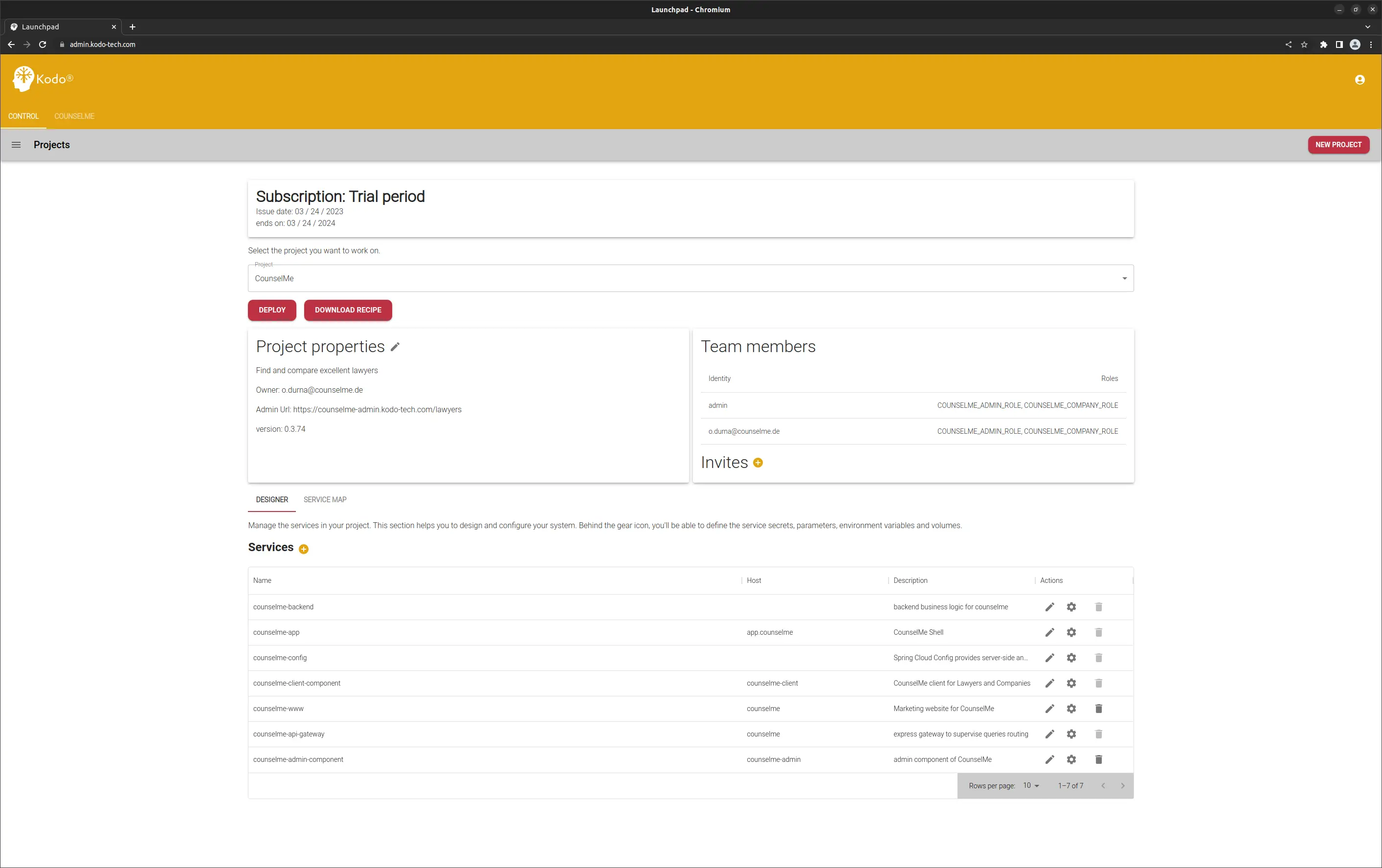 Always keep your design and your infrastructure in sync.